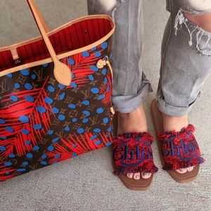 Chloe logo slides western size 38